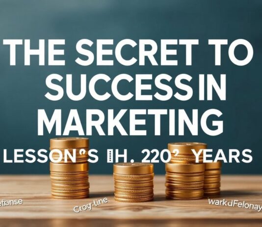 Marketing’de Başarının Sırrı: Benim 20 Yılımın Öğütleri The Secret to Success in Marketing: Lessons from My 20 Years