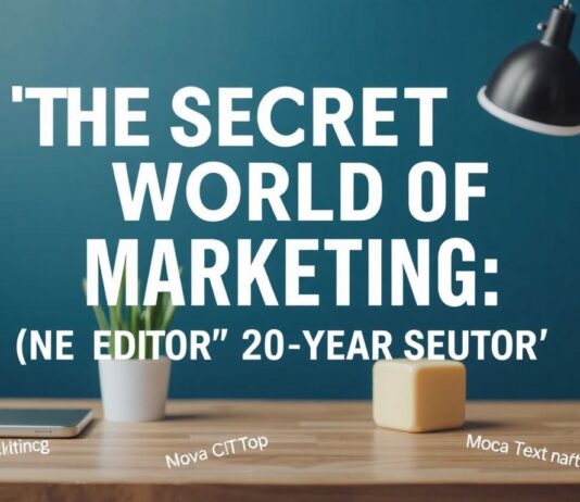 Marketing’in Gizli Dünyası: Bir Editörün 20 Yılın Öyküsü The Secret World of Marketing: A Editor's 20-Year Story