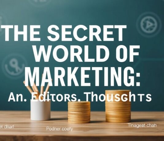 Marketing’in Gizli Dünyası: Bir Editörün Düşünceleri The Secret World of Marketing: An Editor's Thoughts