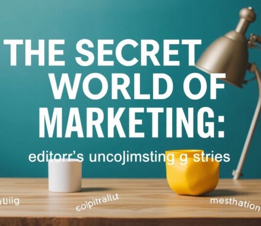 Marketing’in Gizli Dünyası: Bir Editörün Gösterişsiz Hikayeleri The Secret World of Marketing: An Editor's Unassuming Stories