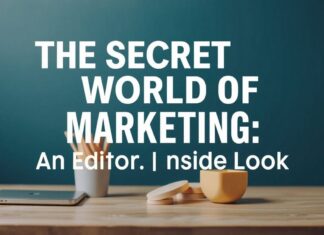 Marketing’in Gizli Dünyası: Bir Editörün İç Gözüyle The Secret World of Marketing: An Editor's Inside Look