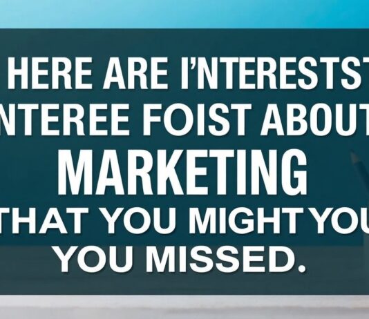 İşte Pazarlama Alanında Bilmeden Bıraktığınız 10 İlginç Gerçek Here Are 10 Interesting Facts About Marketing That You Might Have Missed