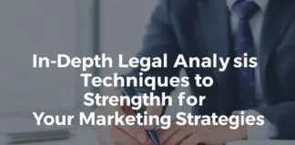 Pazarlama Stratejilerinizi Güçlendirecek Derinlemesine Yasal Analiz Teknikleri In-Depth Legal Analysis Techniques to Strengthen Your Marketing Strategies